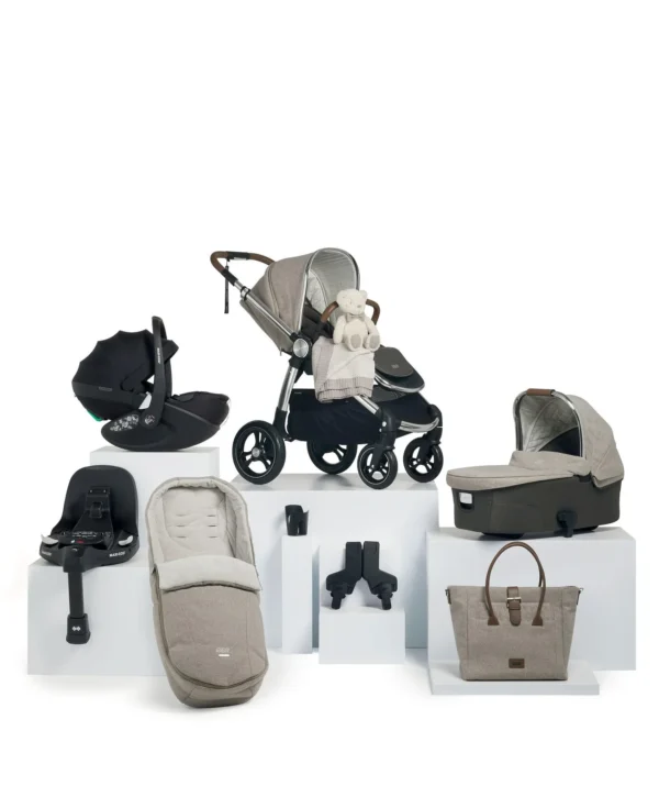 Ocarro Pushchair Bundle with Maxi-Cosi Pebble 360 Pro² Car Seat (9 Pieces) - Heritage 8545L9005