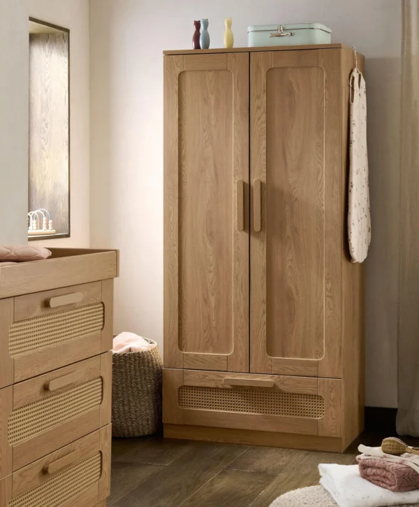 Esna Wardrobe - Rattan WRES1RA00