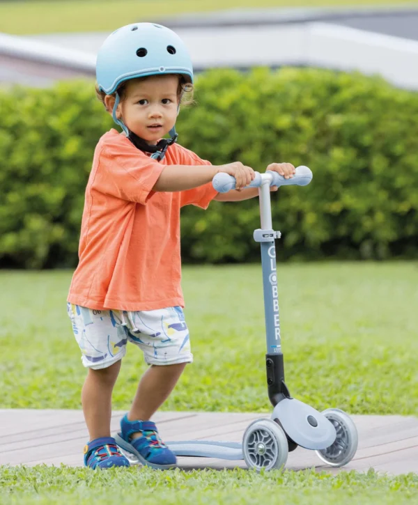 Globber Junior Foldable Lights Eco - Blueberry